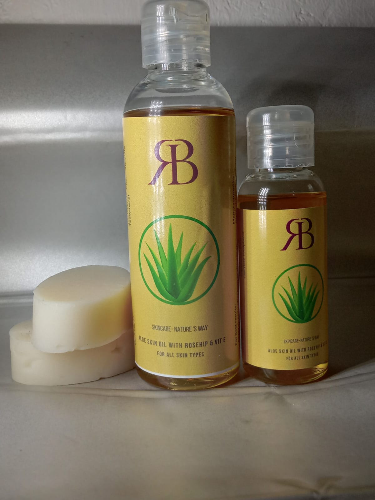 Aloe Skin Oil with Rosehip and Vit E 100ml  Rich Babe